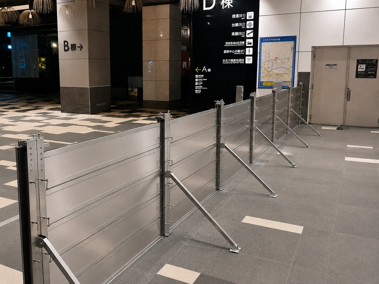 產品圖1 組合式防水閘門