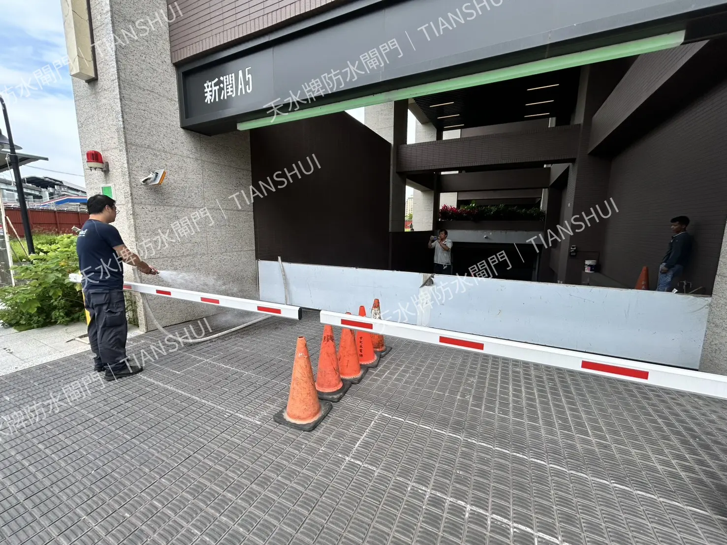 新潤建設新潤A5防水閘門工程